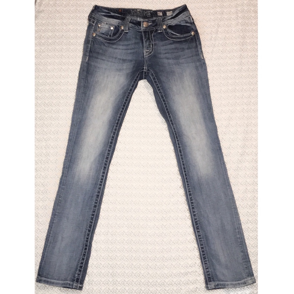 MISS ME Jeans sparkle pockets size 27